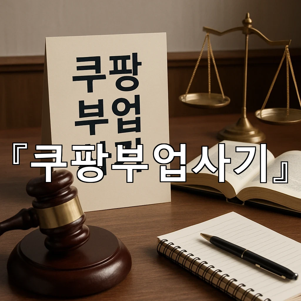 쿠팡부업사기 의심 신호를 알아두면 늦지 않는 생활 점검법