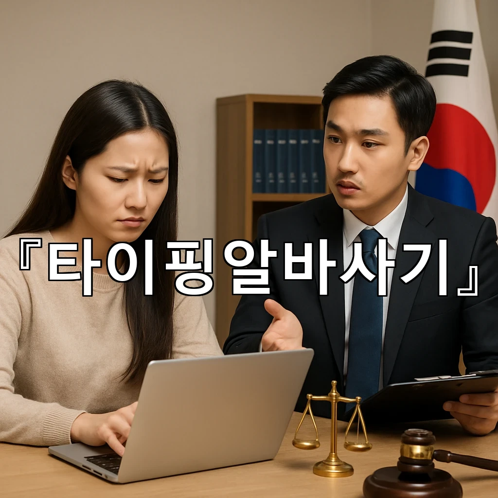 타이핑알바사기 의심 신호를 먼저 읽는 생활 점검법입니다