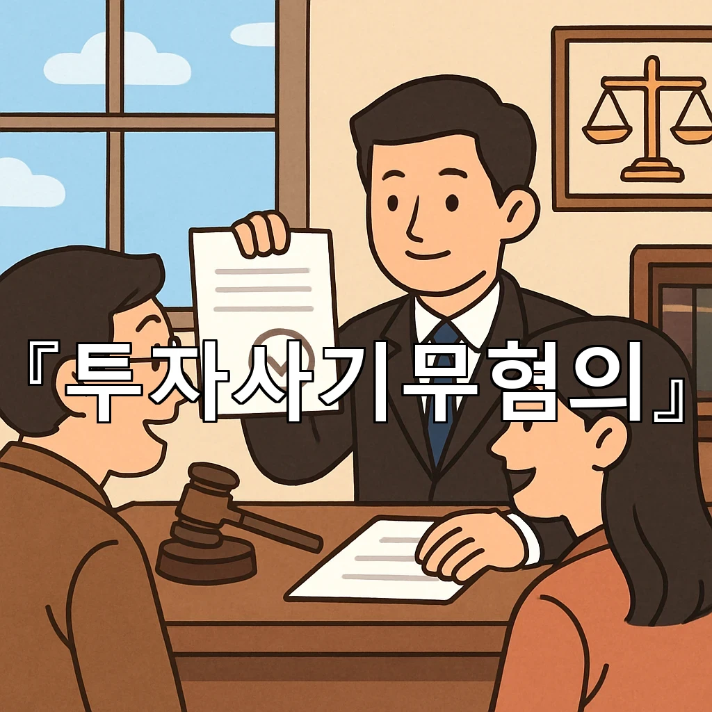 투자사기무혐의 통보 뒤에도 남는 쟁점들을 차분히 살피는 방식