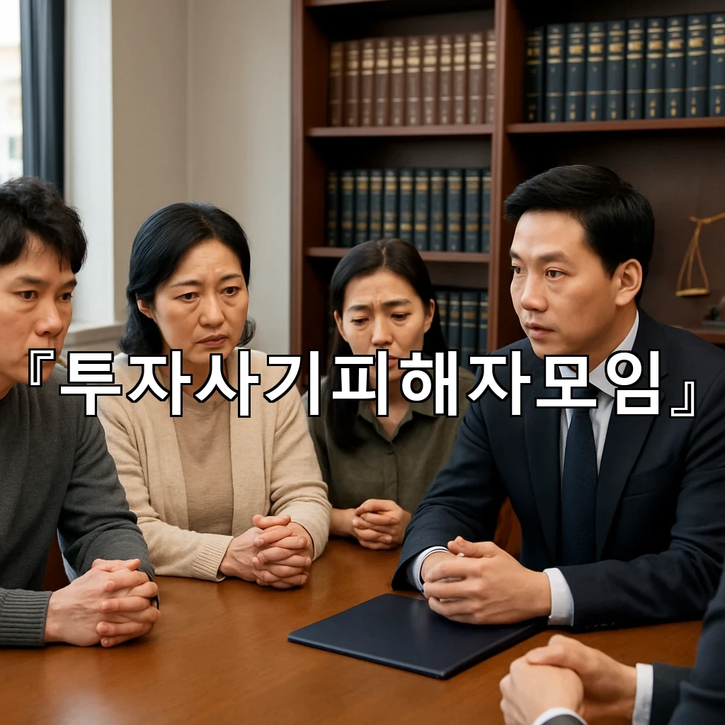 투자사기피해자모임 처음 만난 사람들 사이의 기록과 마음 정리