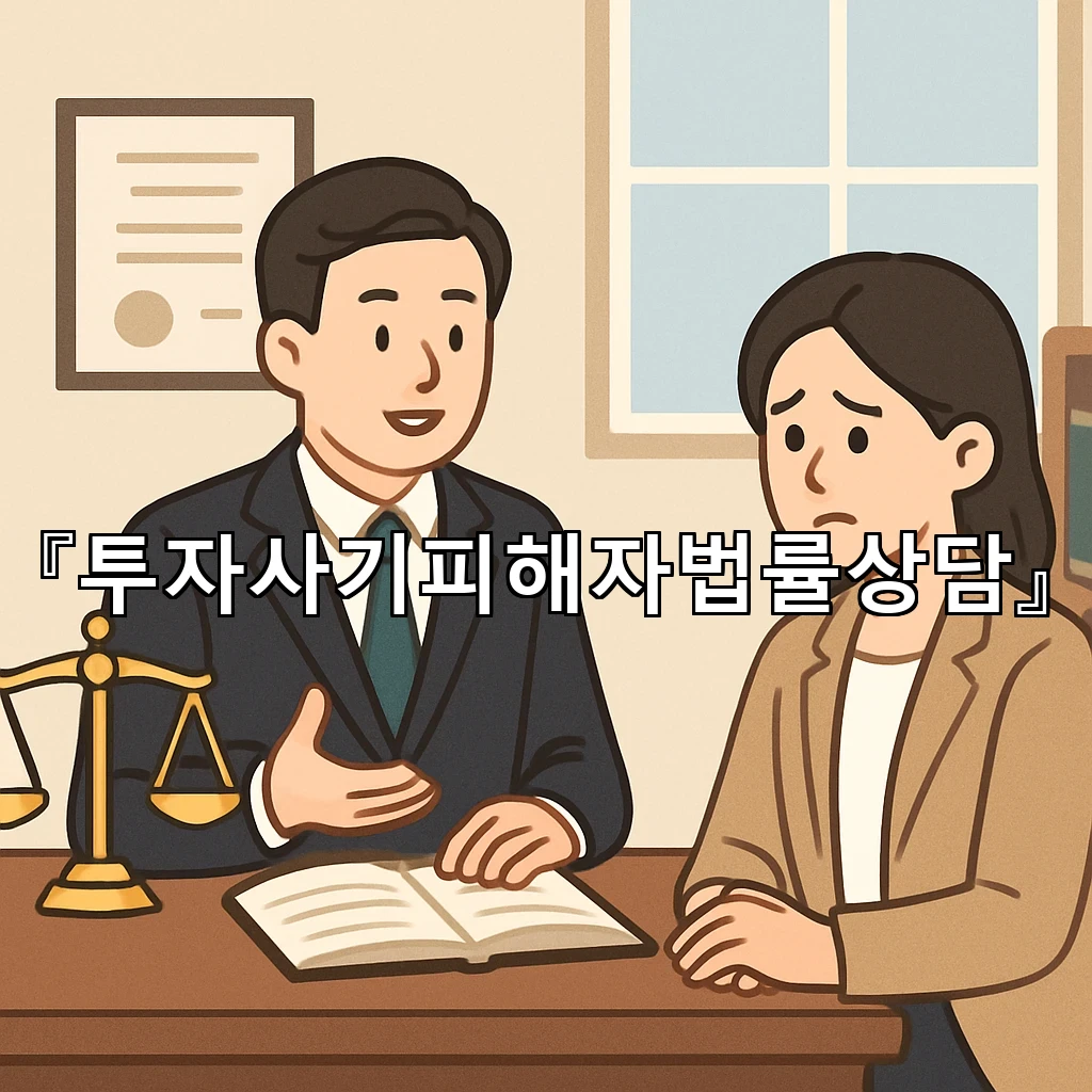 투자사기피해자법률상담 흔들린 자산을 다시 세우는 첫 점검의 길