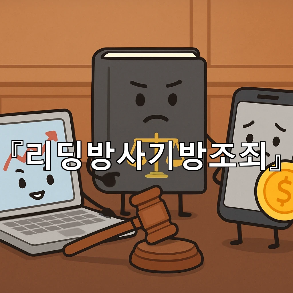리딩방사기방조죄 판단 흐름을 먼저 살피는 대응의 첫걸음