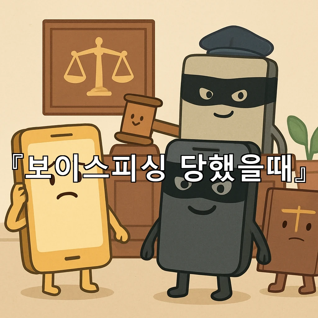 보이스피싱당했을때 멈춰서 해야 할 일과 놓치면 안 될 기록들