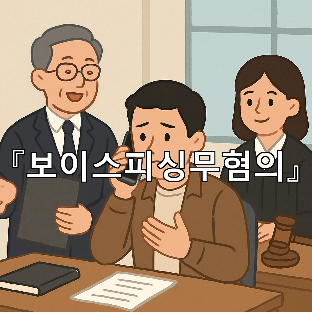 보이스피싱무혐의 사건에서 진술과 정황이 어긋날 때 필요한 점검