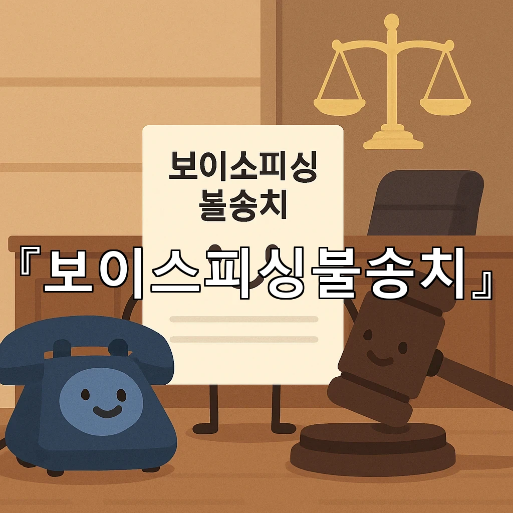 보이스피싱불송치 통보 뒤에 남는 절차와 대응 방향 정리