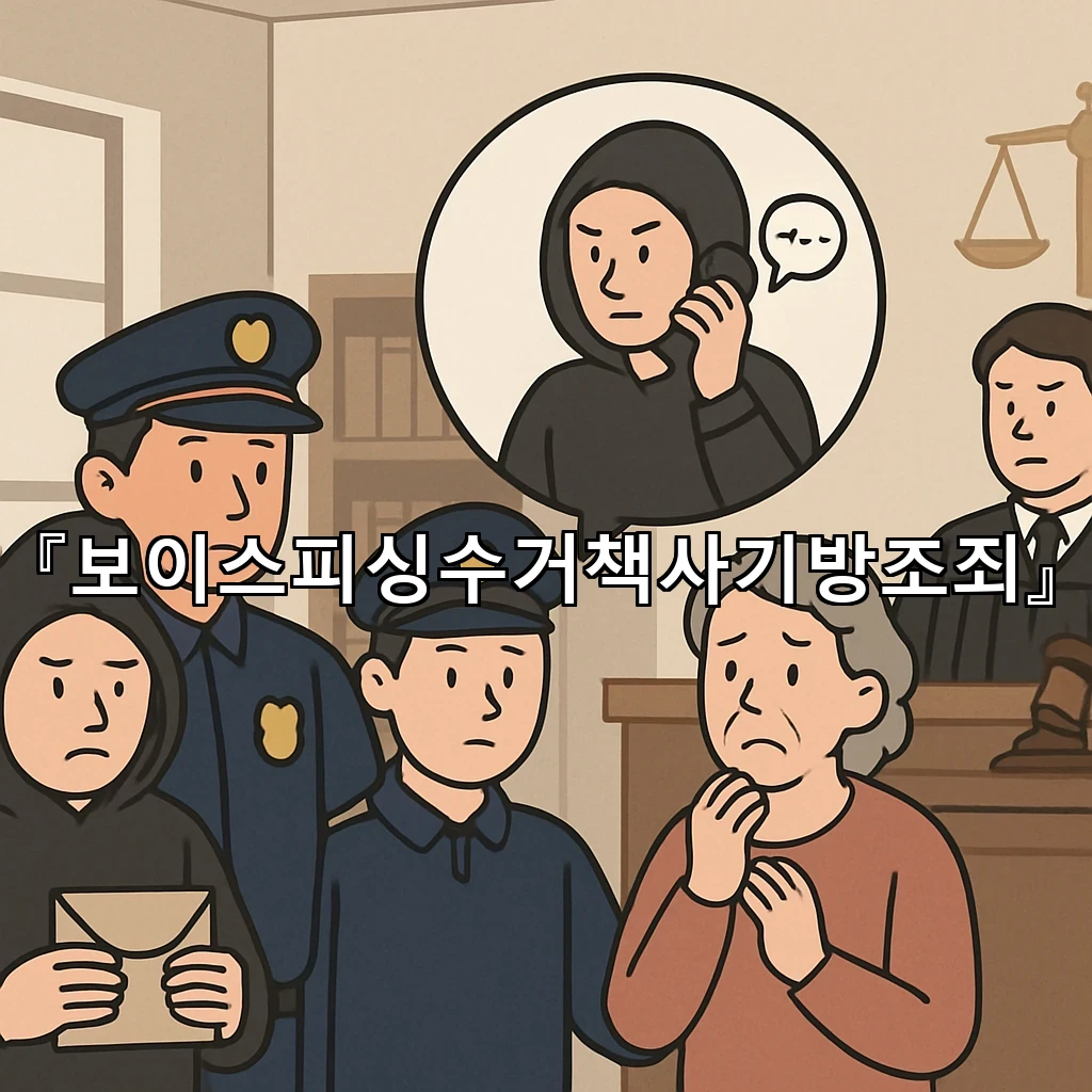 보이스피싱수거책사기방조죄 초동대응이 결과를 바꾸는 이유