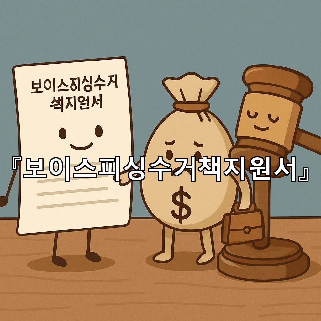 보이스피싱수거책지원서 작성 전에 확인할 항목과 준비 순서