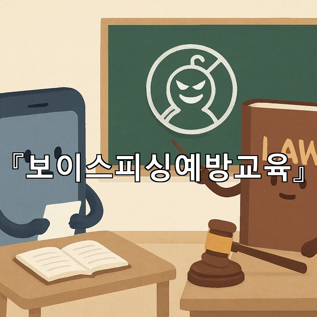 보이스피싱예방교육 일상 속 경계심을 키우는 실천 가이드