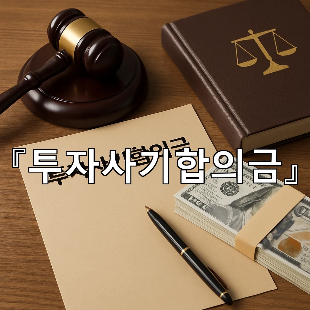 투자사기합의금 산정 앞에서 놓치기 쉬운 핵심을 짚어보기