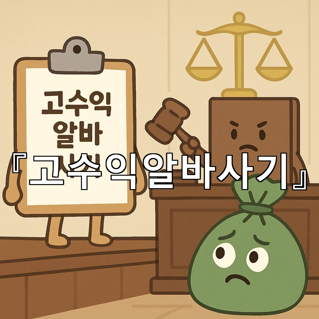 고수익알바사기 의심되는 말투에서 먼저 멈춰야 할 순간들