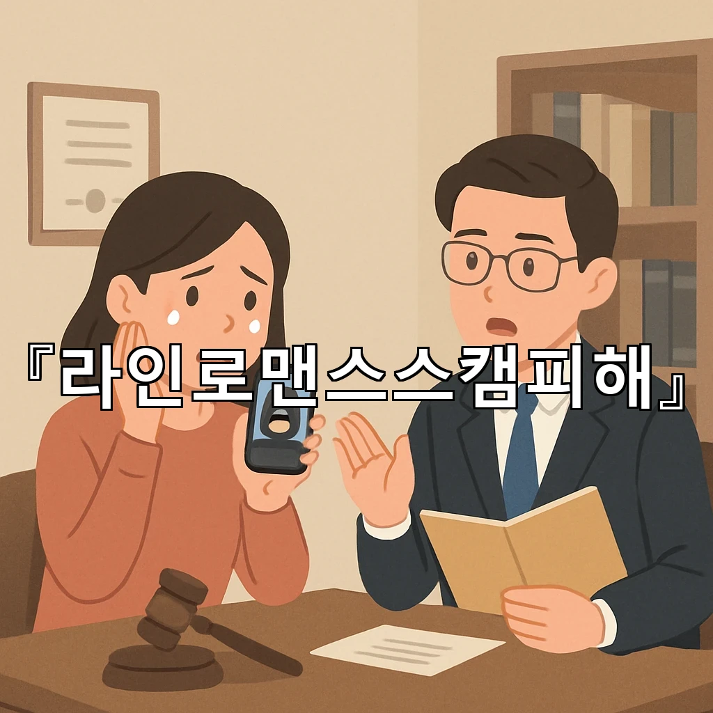 라인로맨스스캠피해