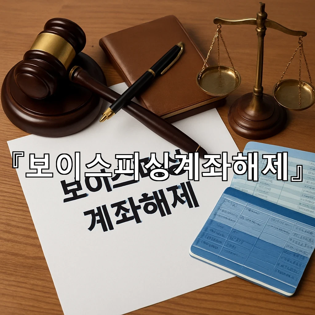 보이스피싱계좌해제 절차를 살필 때 놓치지 말아야 할 점들