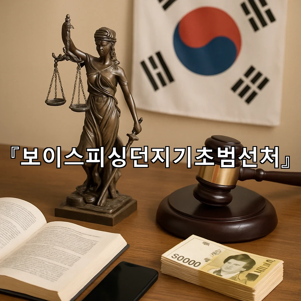 보이스피싱던지기초범선처 조사 초기 진술이 결과를 바꾸는 순간