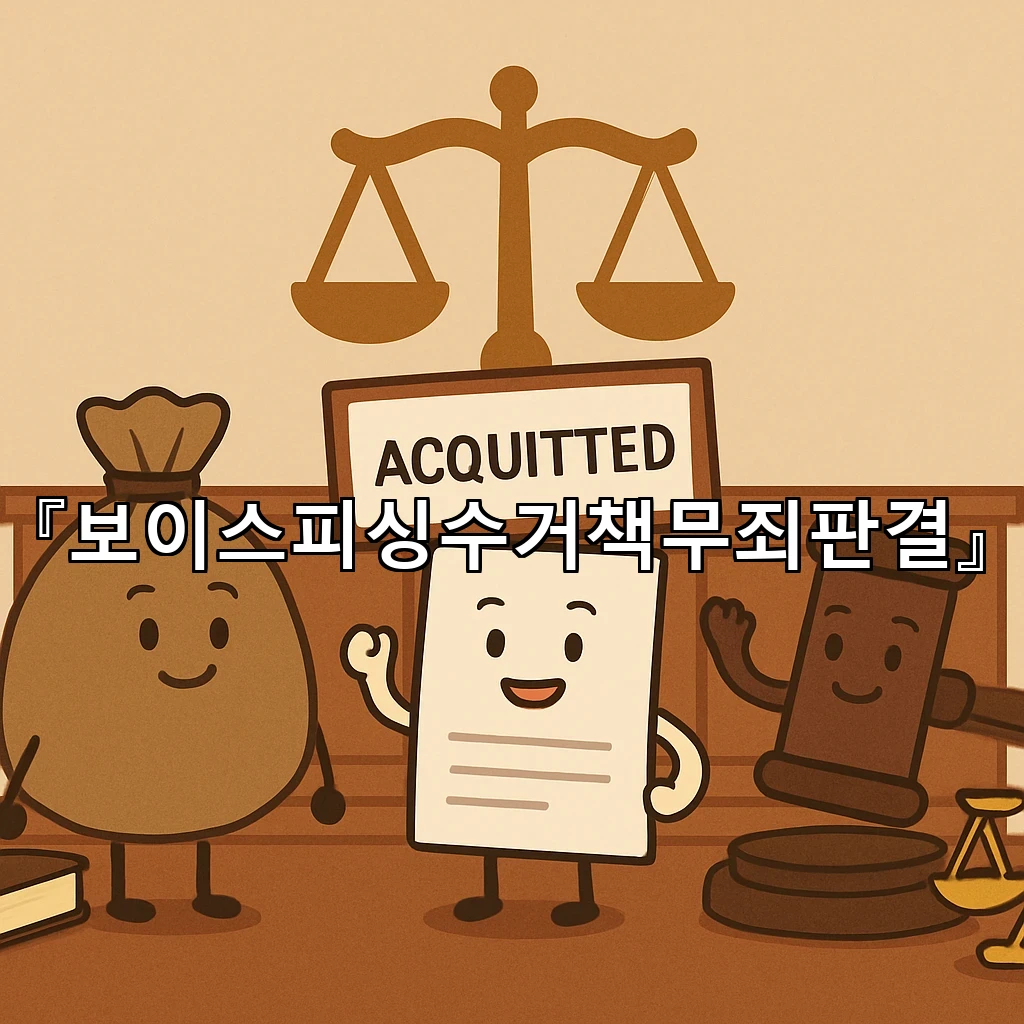 보이스피싱수거책무죄판결 뒤집은 정황과 합리적 의심의 작동 방식