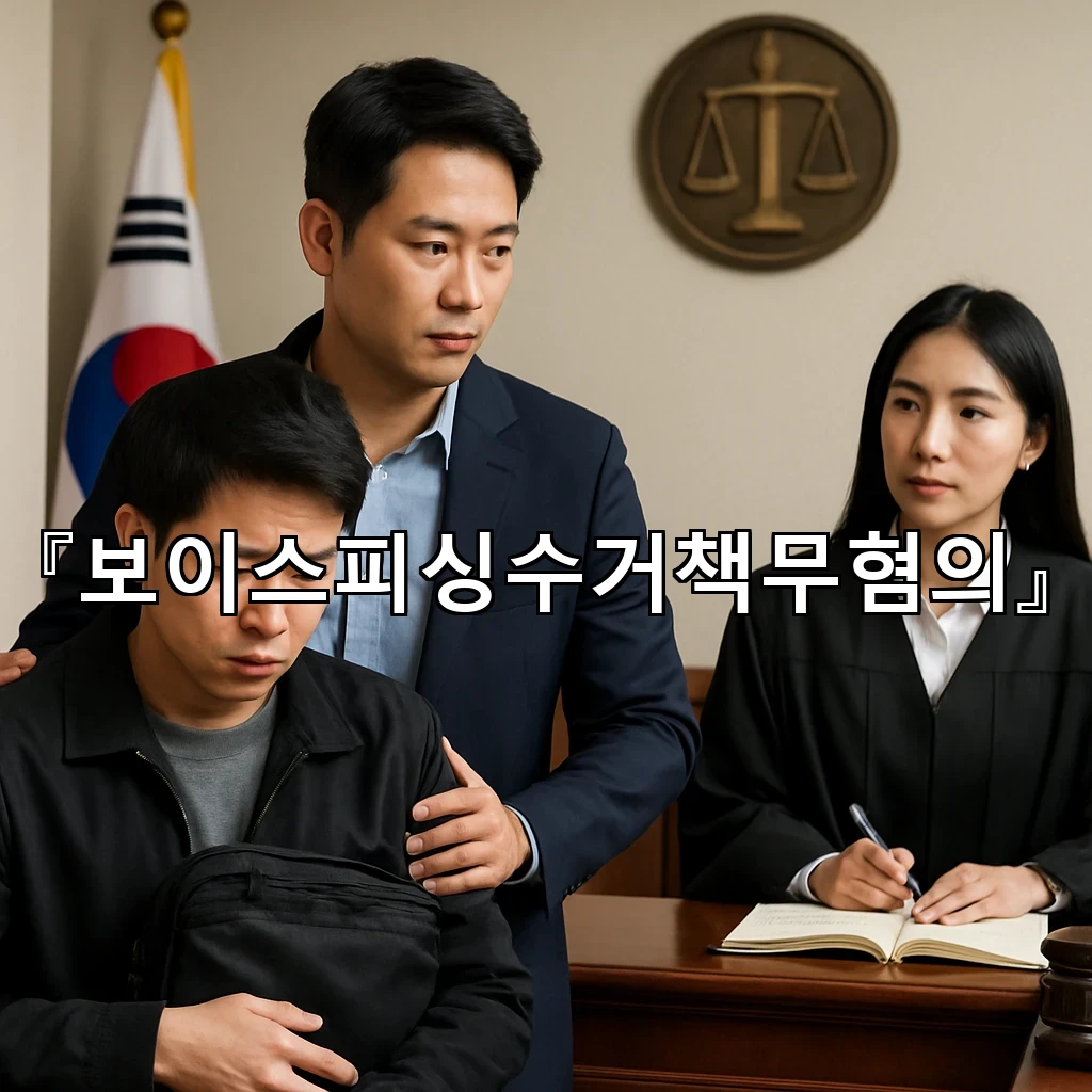 보이스피싱수거책무혐의 첫 진술부터 놓치면 안 되는 대응 흐름