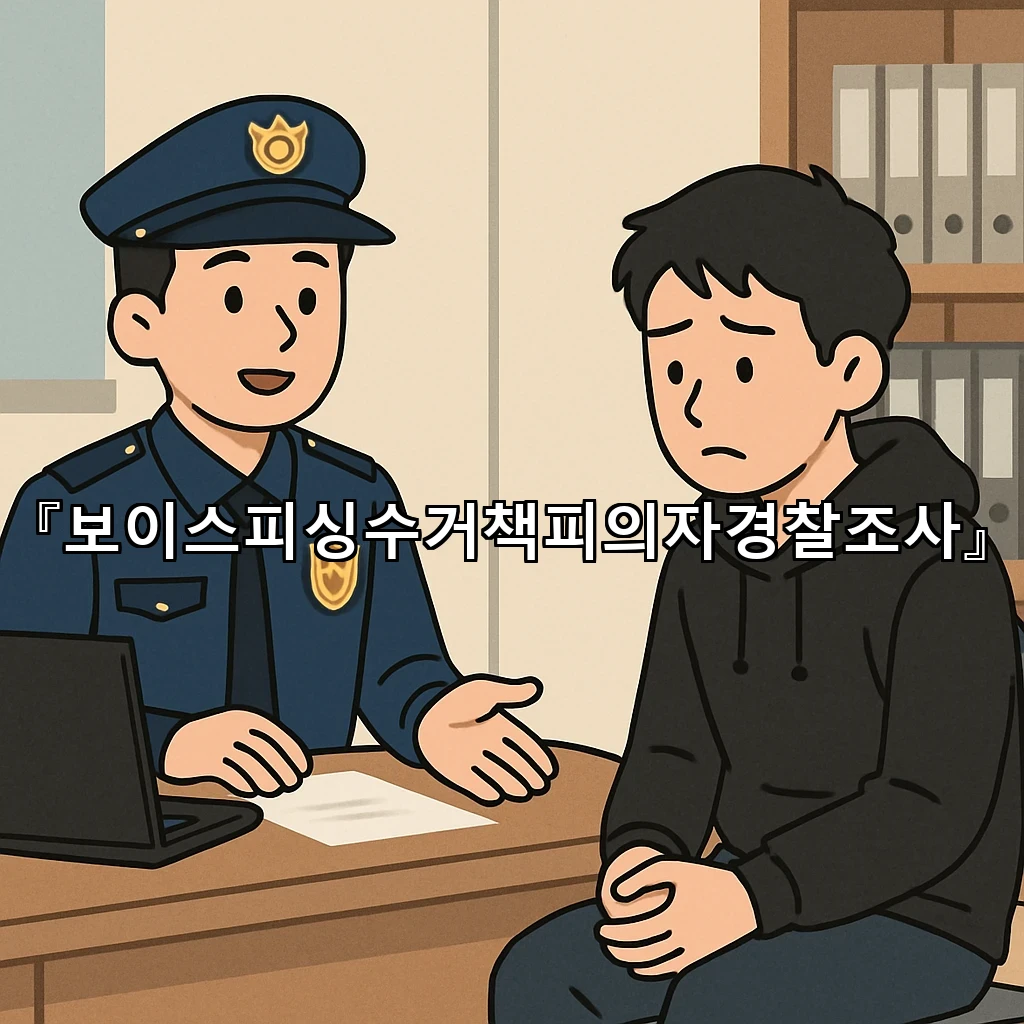 보이스피싱수거책피의자경찰조사