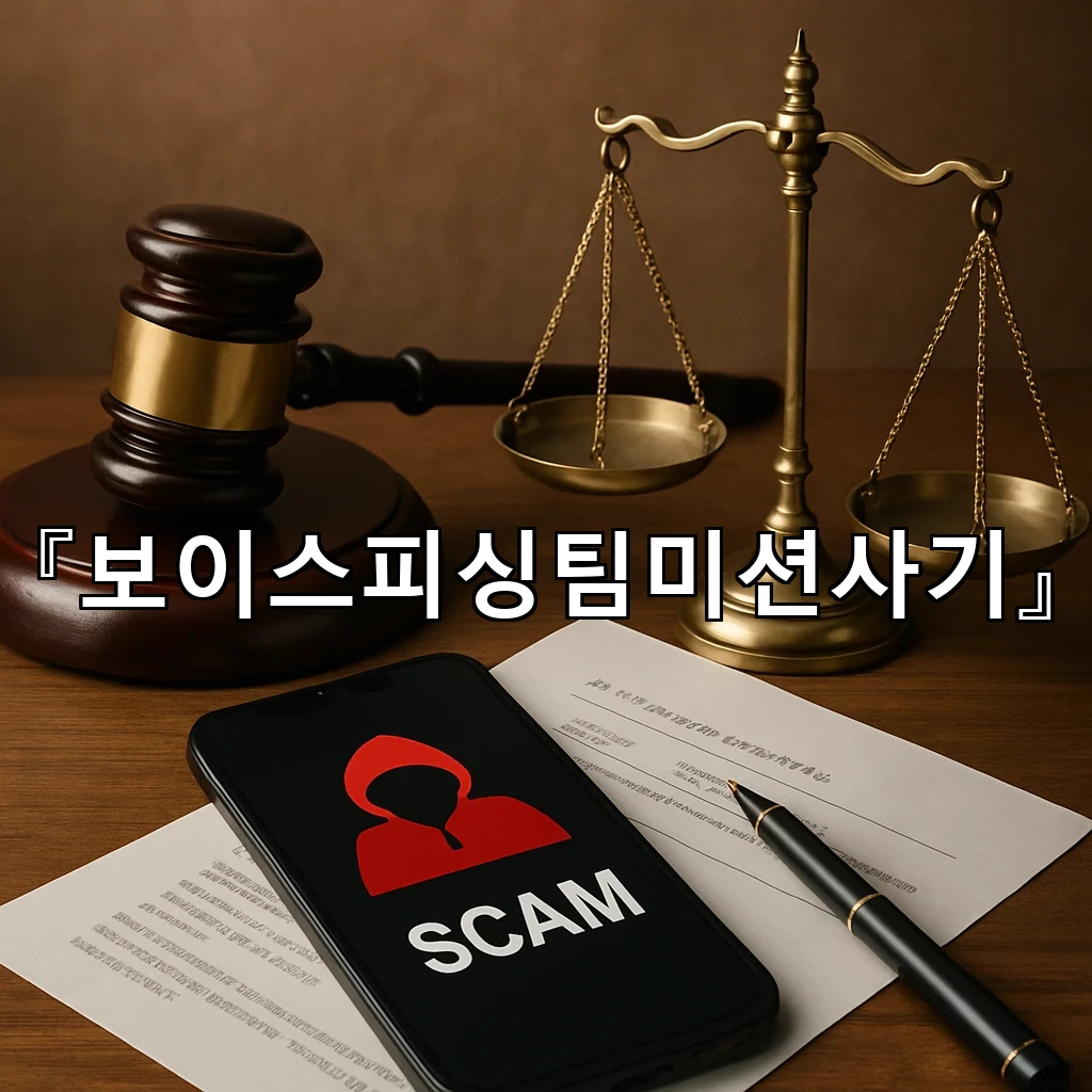 보이스피싱팀미션사기 사건의 흐름을 먼저 읽는 실전 대응 안내서