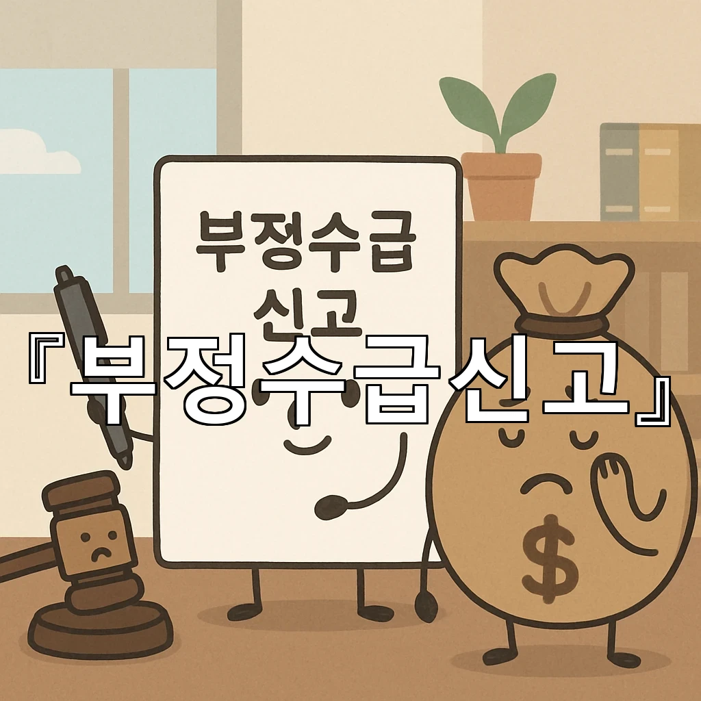 부정수급신고 이후 조사 흐름을 이해하면 불안이 줄어드는 이유들