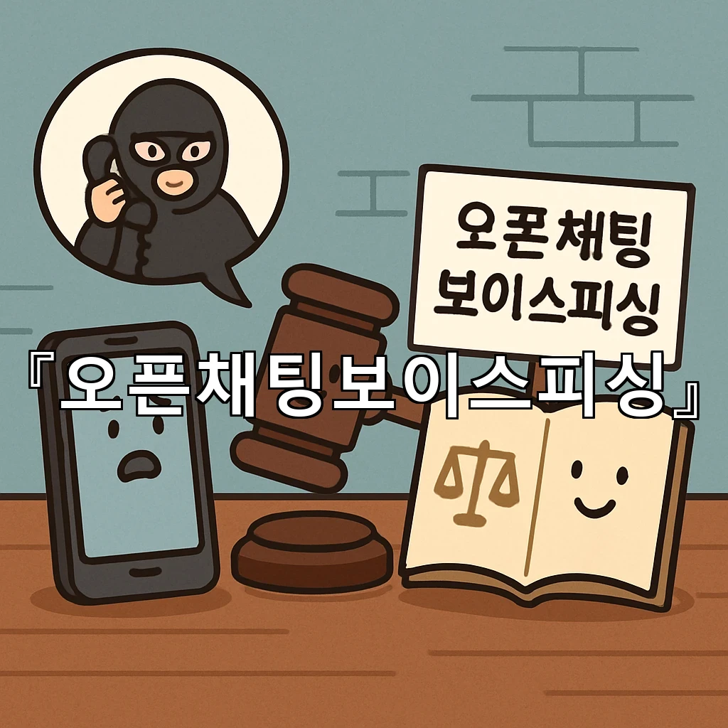 오픈채팅보이스피싱 대화 속 불안 신호를 읽는 현실적 기준 정리