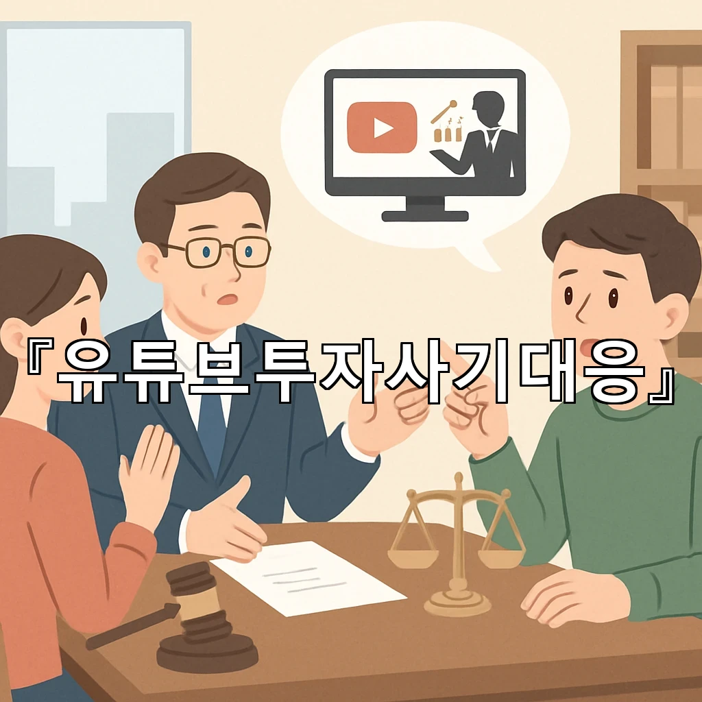 유튜브투자사기대응 흐름을 먼저 읽는 첫 대응 기준 정리