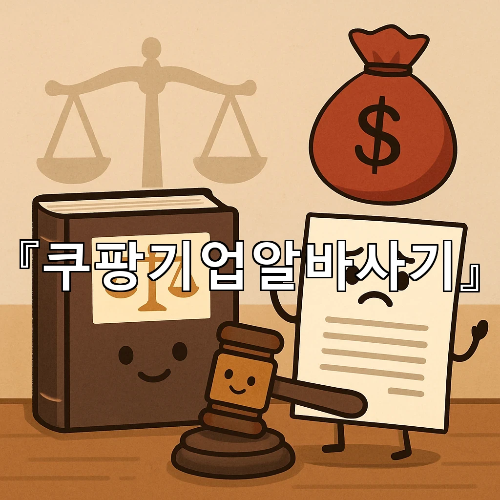 쿠팡기업알바사기 확인 전 살펴봐야 할 신호와 대응 요령들