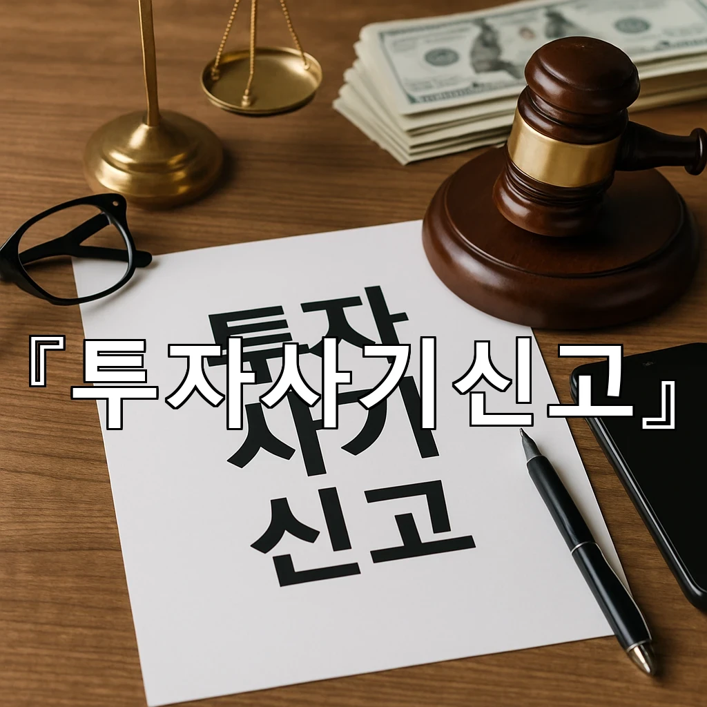 투자사기신고 뒤늦은 발견 이후에도 흔들림 없이 대응하는 첫걸음