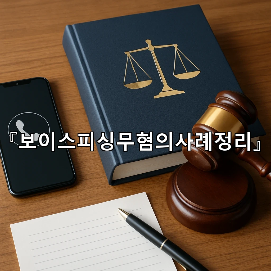보이스피싱무혐의사례정리 진술의 흐름이 결과를 바꾼 실제 장면들