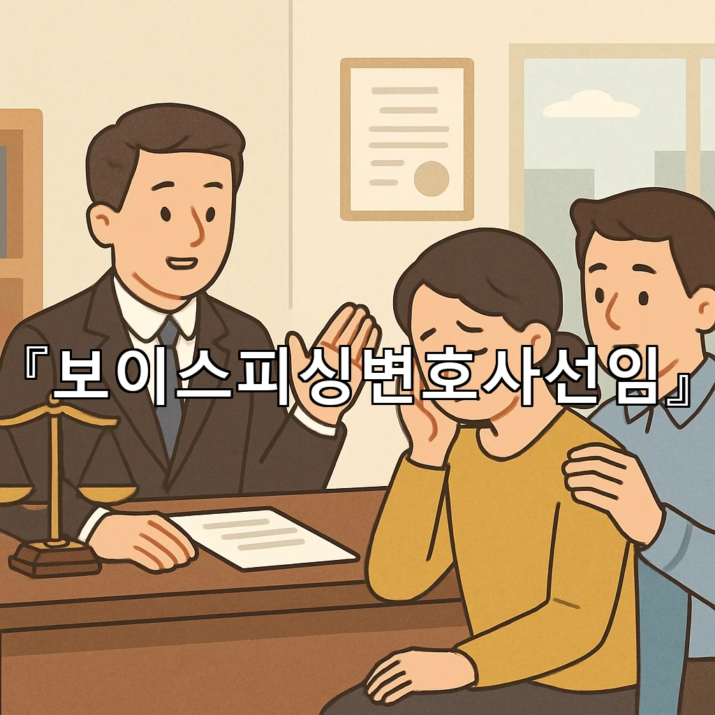 보이스피싱변호사선임 문자와 녹취를 함께 보는 증거 활용의 핵심